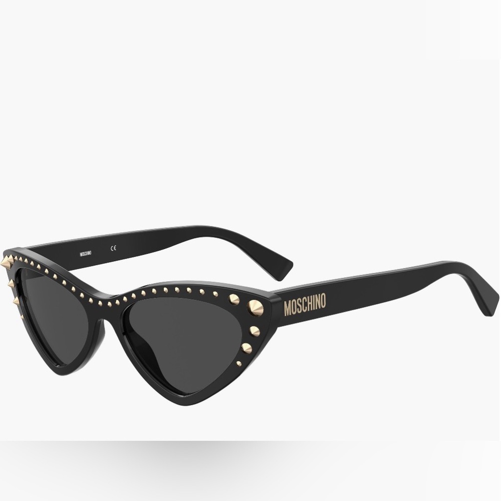 ✨ NWT Moschino 53mm Studded Cat Eye Sunglasses ✨